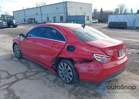 2018 Mercedes-Benz Cla 250 z USA, uszkodzony, nr VIN WDDSJ4EB3JN572505